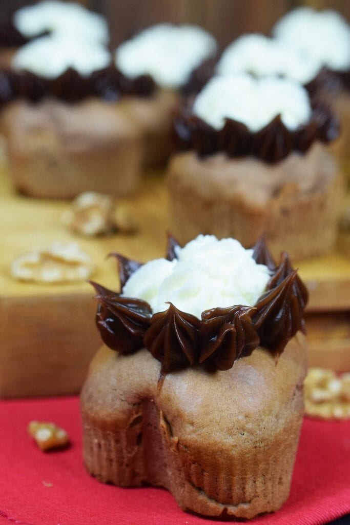 Czekoladowo-orzechowe muffinki
