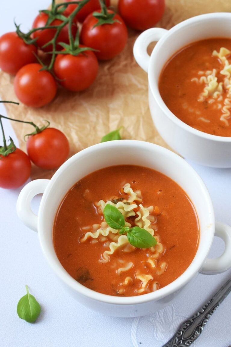Zupa pomidorowa ze smażonych pomidorów
