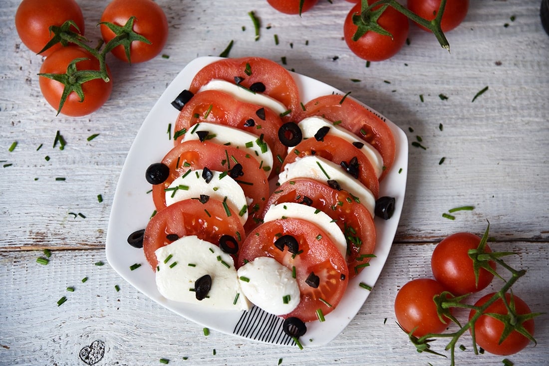 Pomidory z mozzarellą