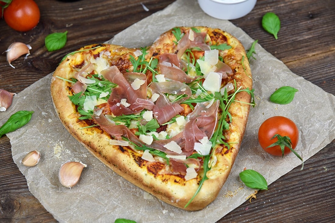 Pizza w kształcie serca