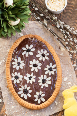 Mazurek czekoladowy na Wielkanoc