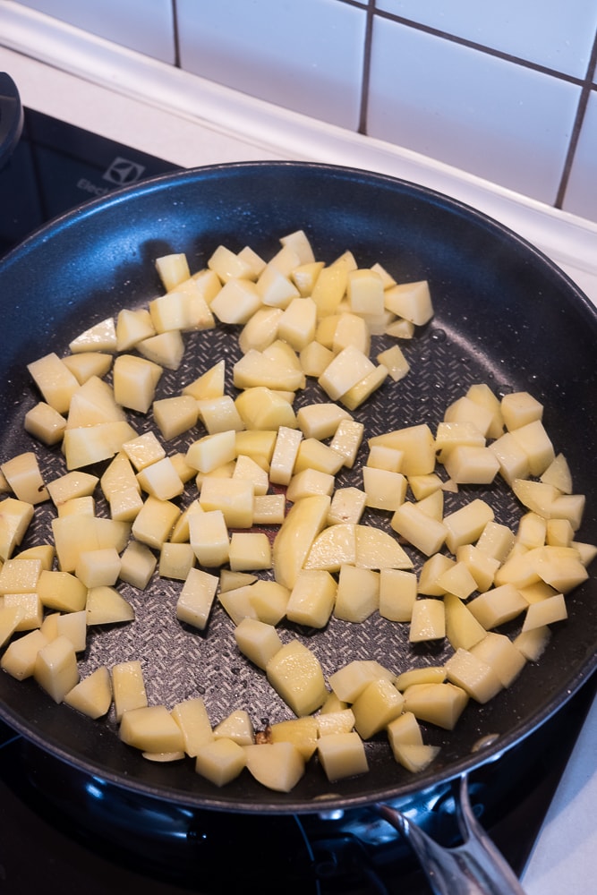 ziemniaki do zupy pieczarkowej