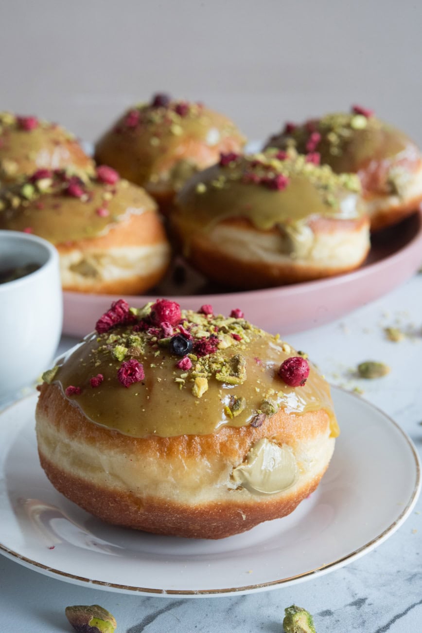 pączki pistacjowe 