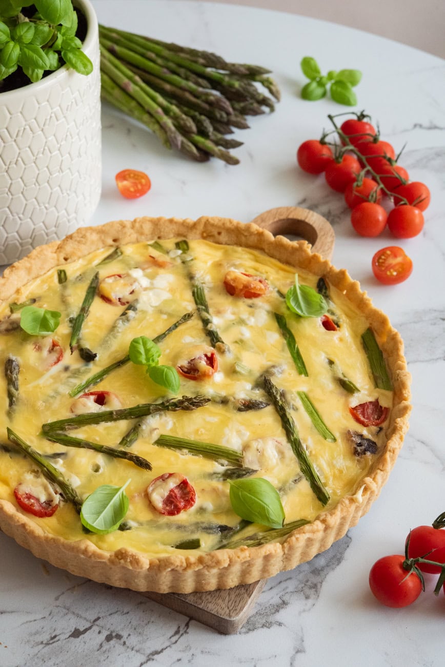 Tarta ze szparagami