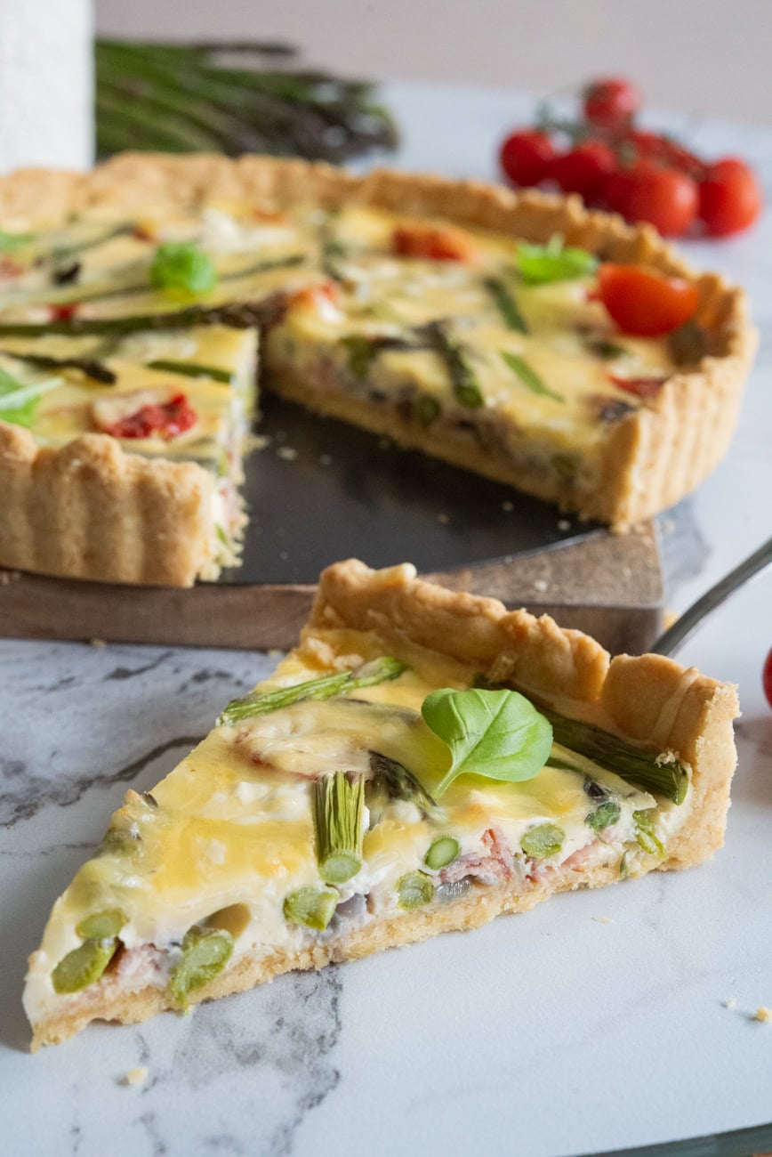 Tarta ze szparagami
