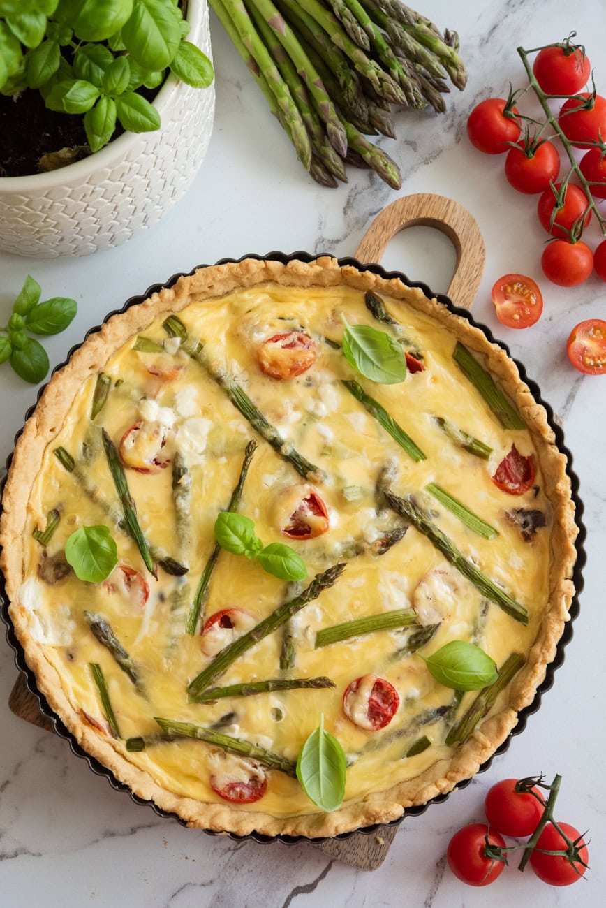 Tarta ze szparagami